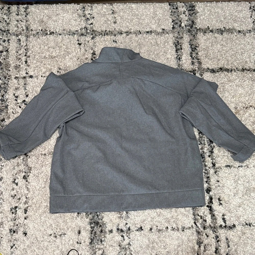 Men's Softshell Fleece Gray Jacket